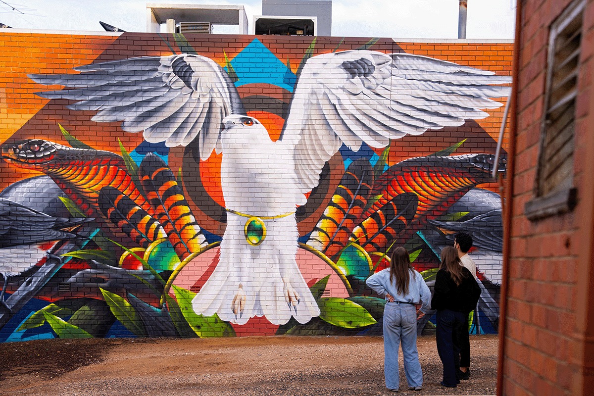 Have you seen the murals? Ideas for things to do in the region this holdiays