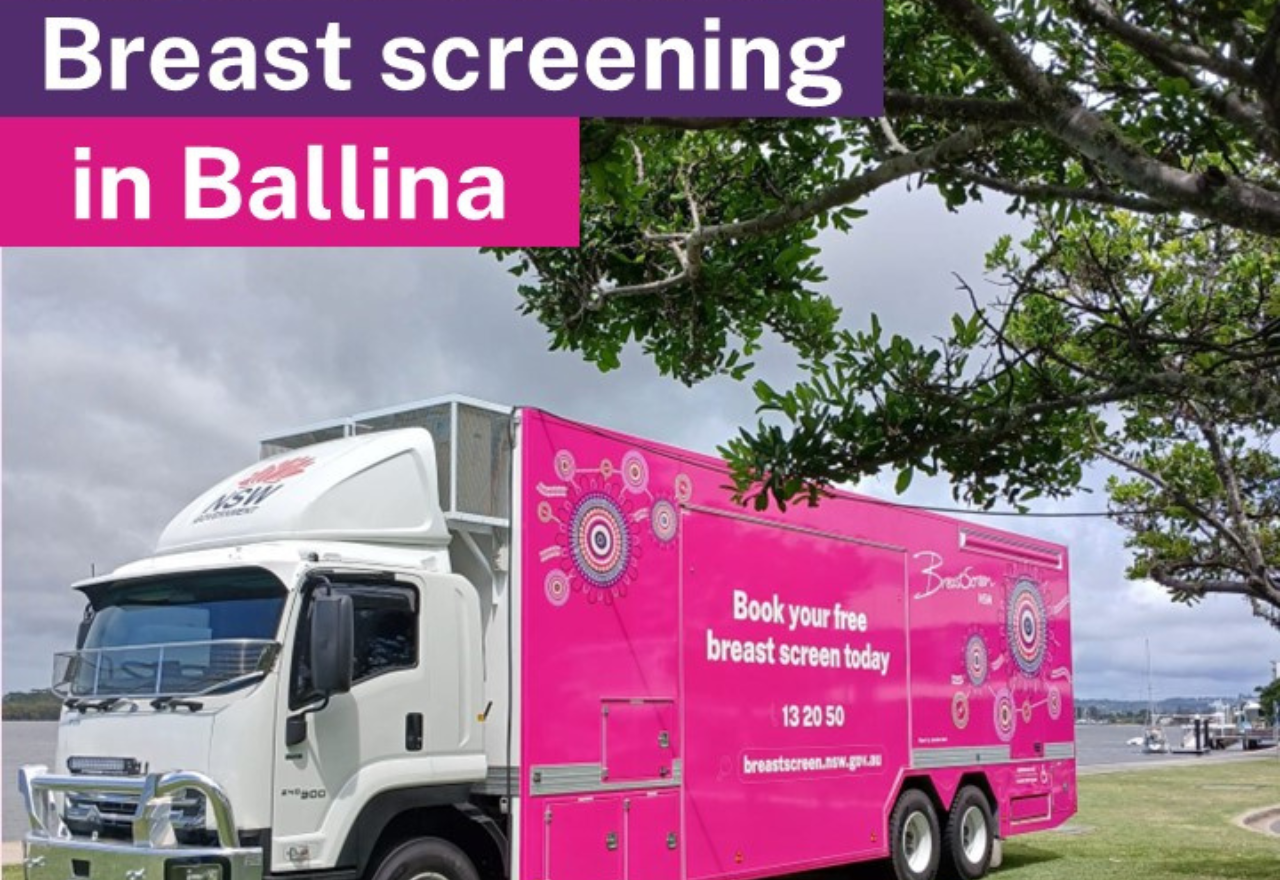 BreastScreen NSW mobile unit has rolled into Ballina for three months 