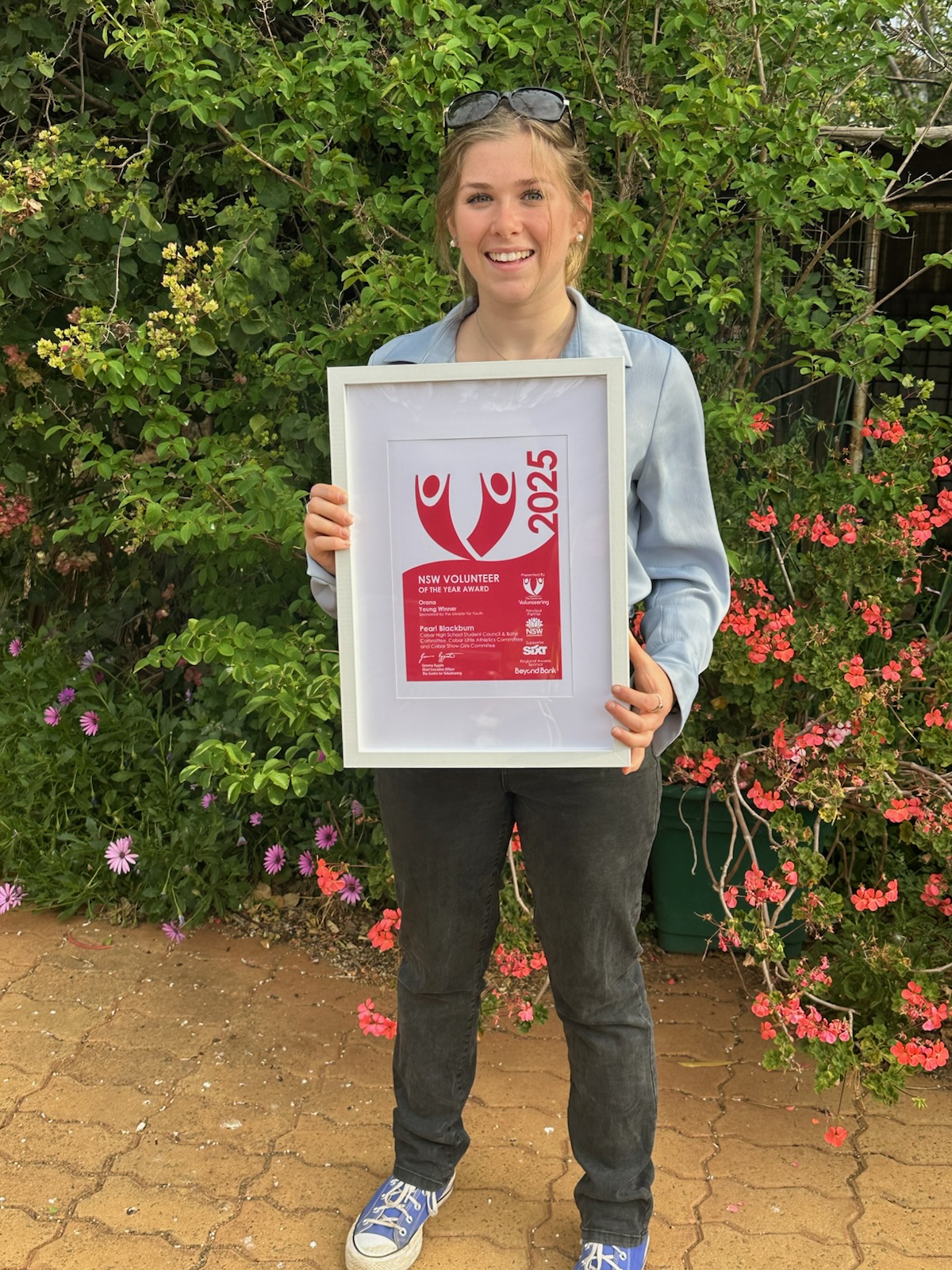 She's a Pearl: young Cobar volunteer vies for state title