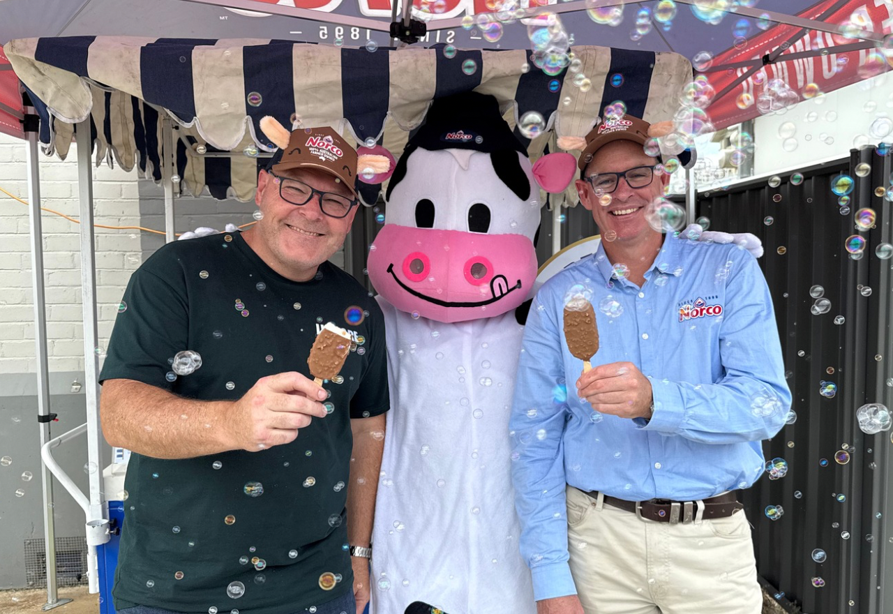 Norco celebrates two years back making ice cream in Lismore