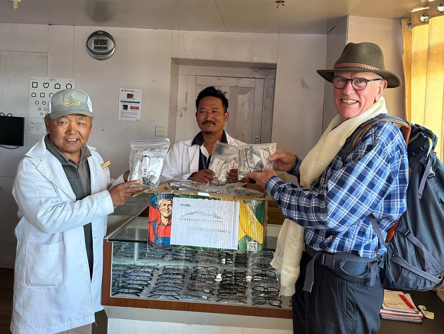 Glasses from Cromwell reach remote Nepal hospital