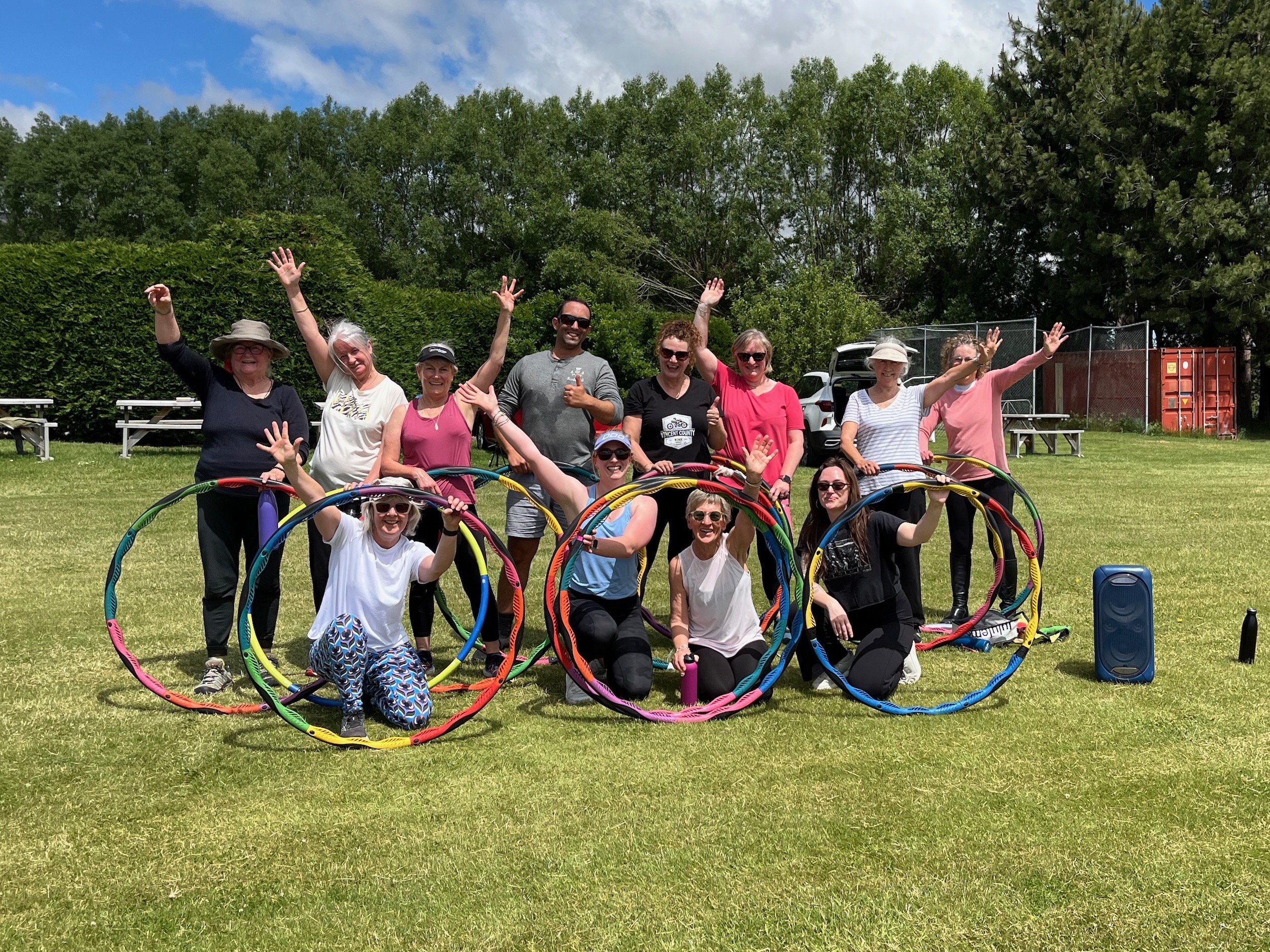 Hula hoopers take moves outdoors in Oturehua 