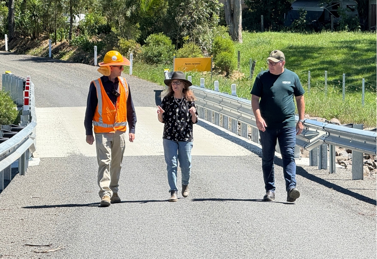 Fernside Bridge Reopens, completing 11-bridge program