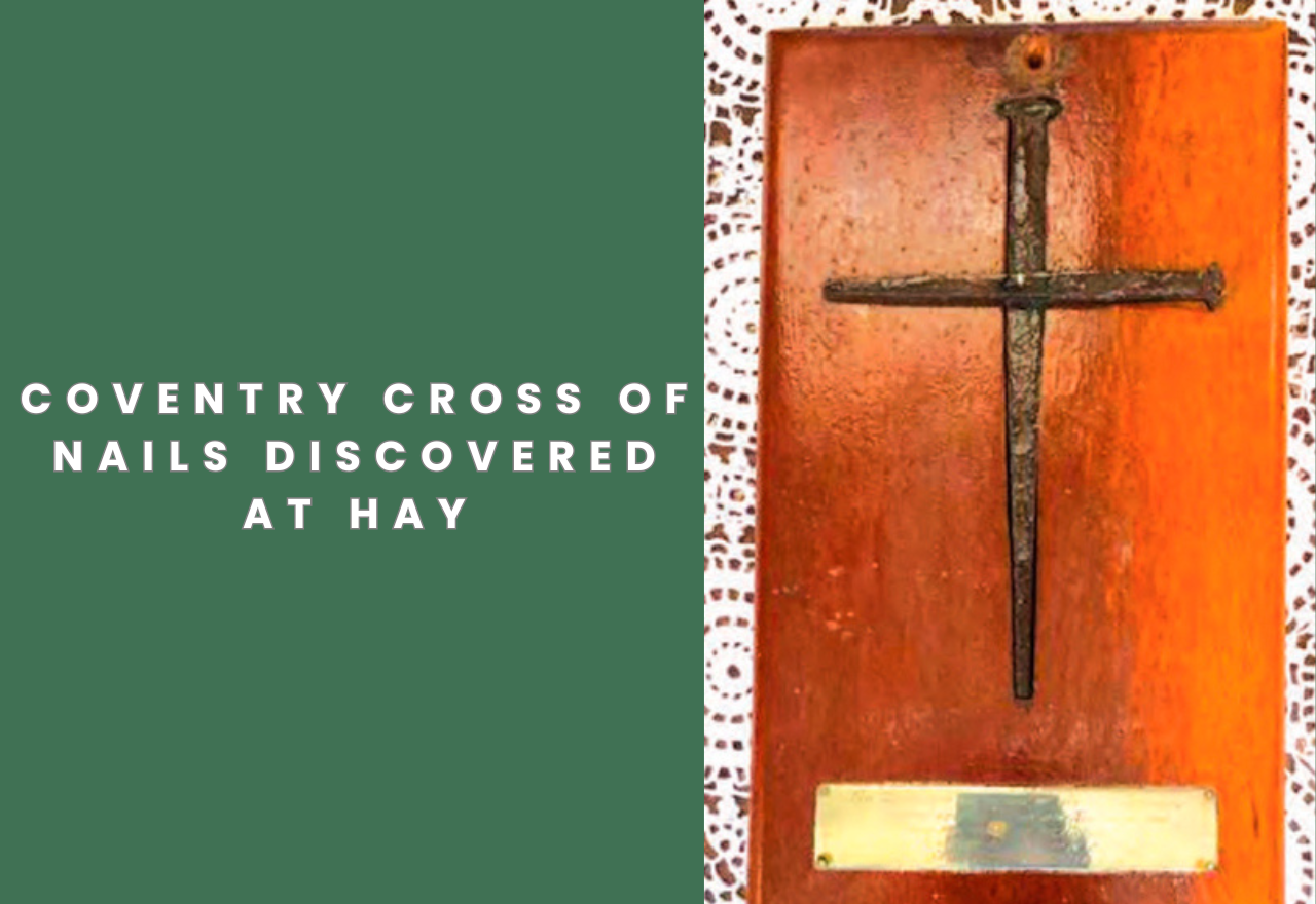 Throwback Blast from Past: Coventry Cross of Nails discovered at Hay