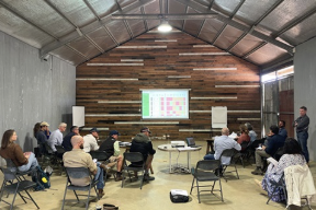 Local landholders learning how to improve their soil