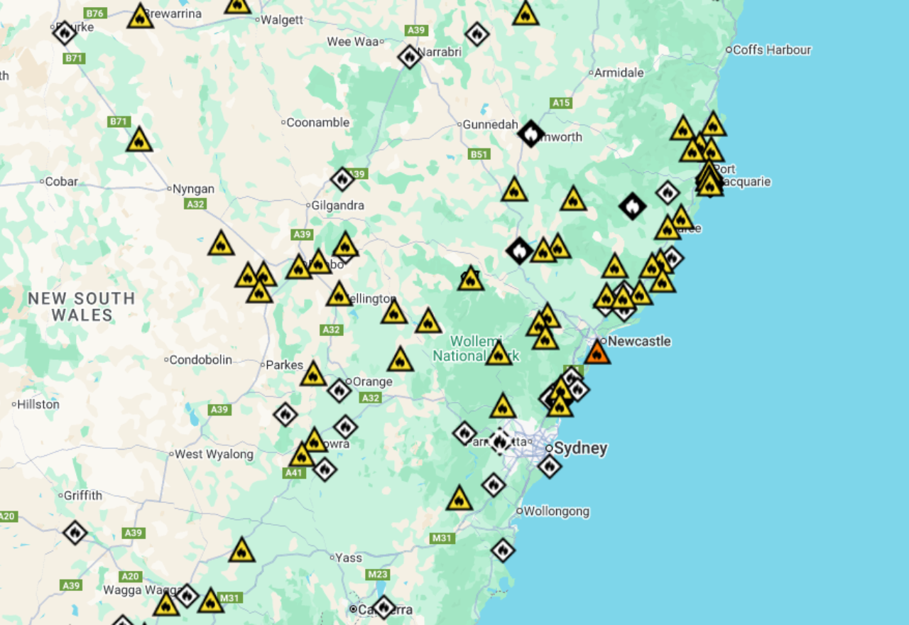 Natural disaster declarations made for six LGAs following NSW bushfires