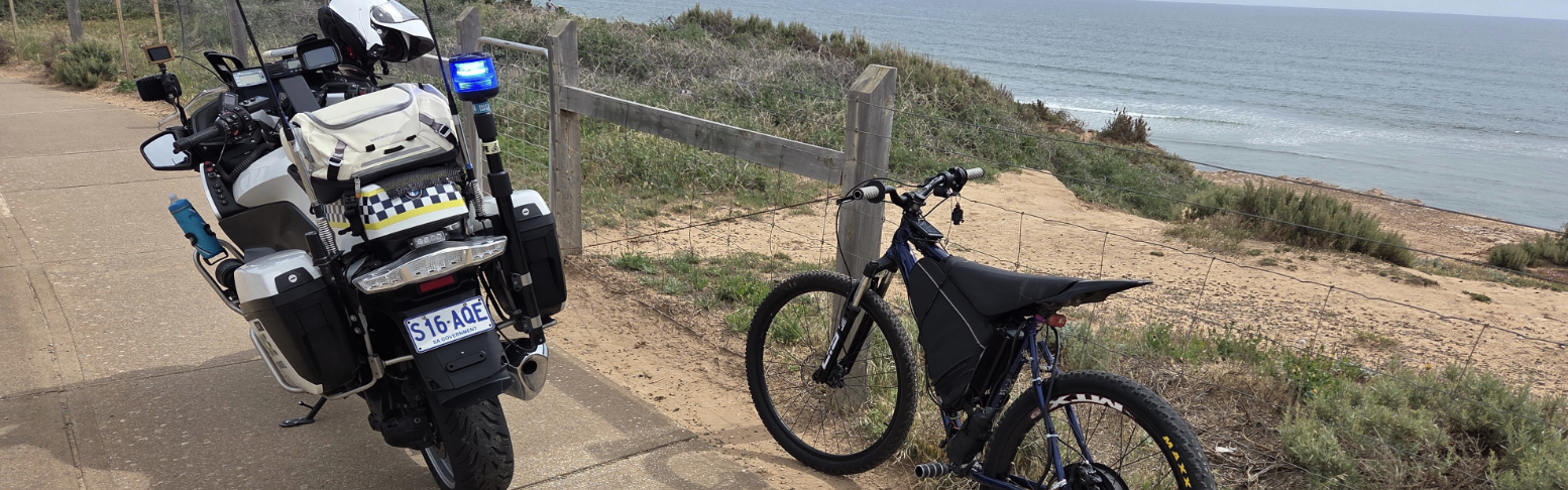 Illegal e-bike impounded