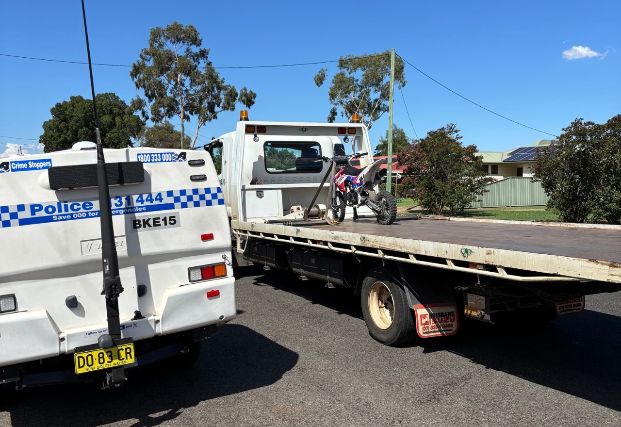 Rider detained in Bourke over alleged speeding