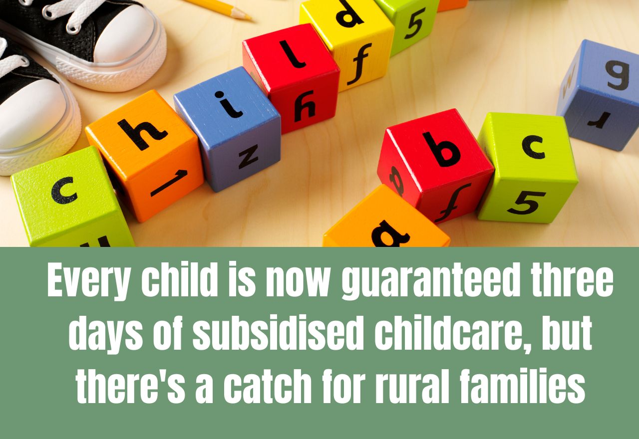 Three-day childcare guarantee now in effect for all families