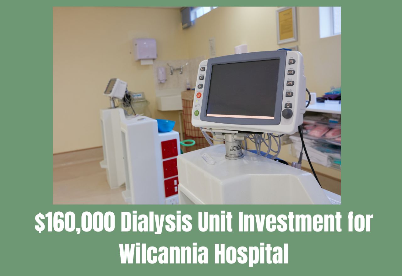 $160,000 Dialysis Unit Investment for Wilcannia Hospital