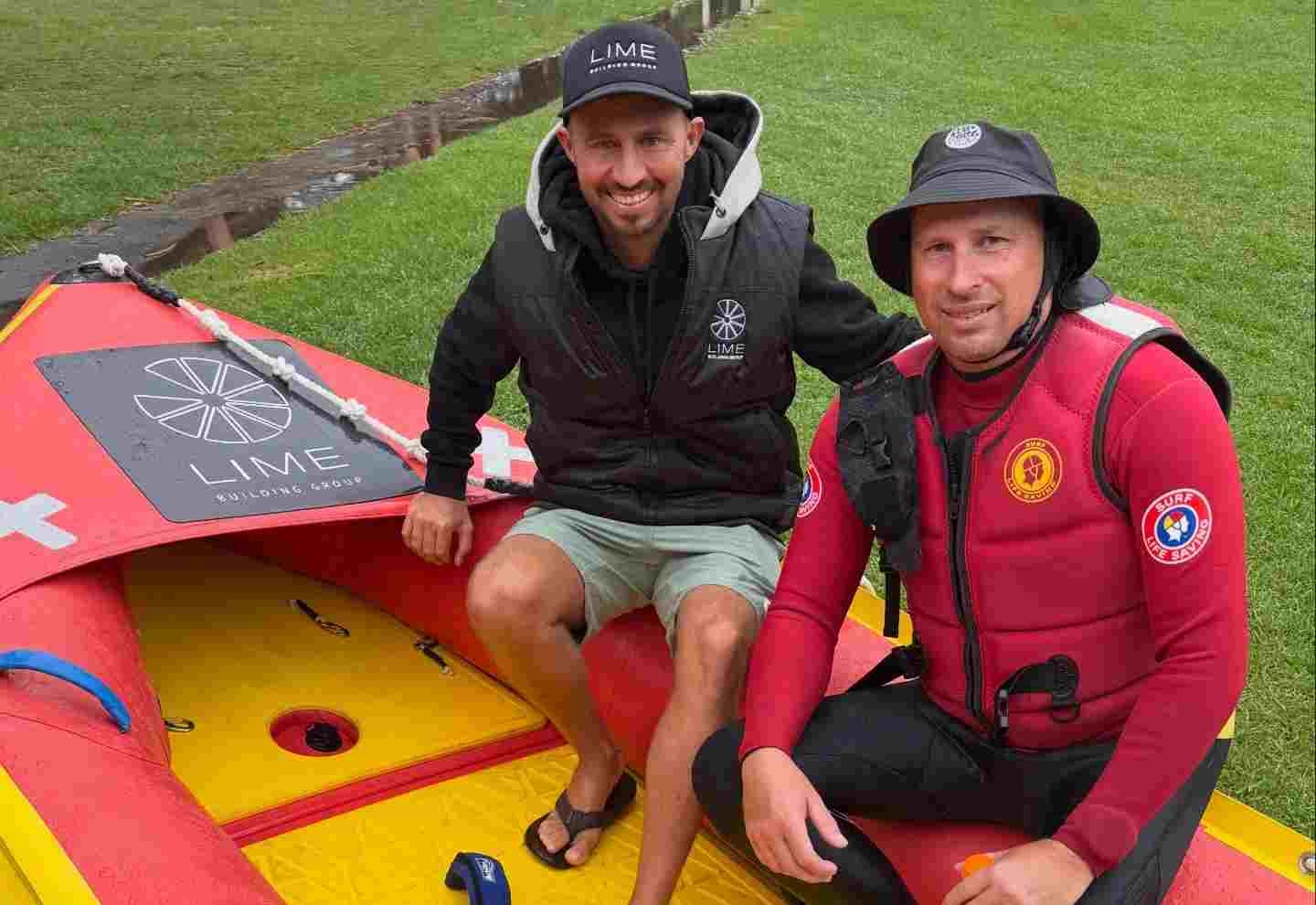 Out with the old, in with the new: Lime donates new rescue boat